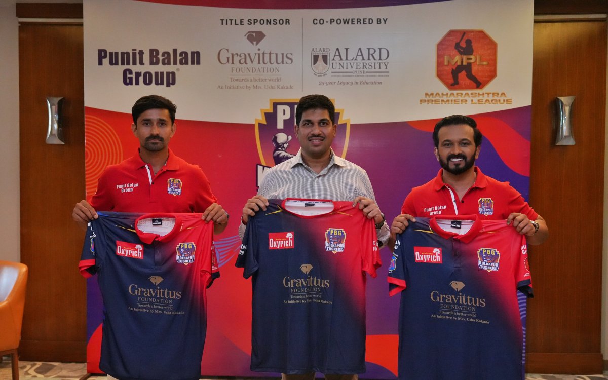 Kolhapur Tuskers Unveil Team Jersey  Ahead Of Second MPL Season