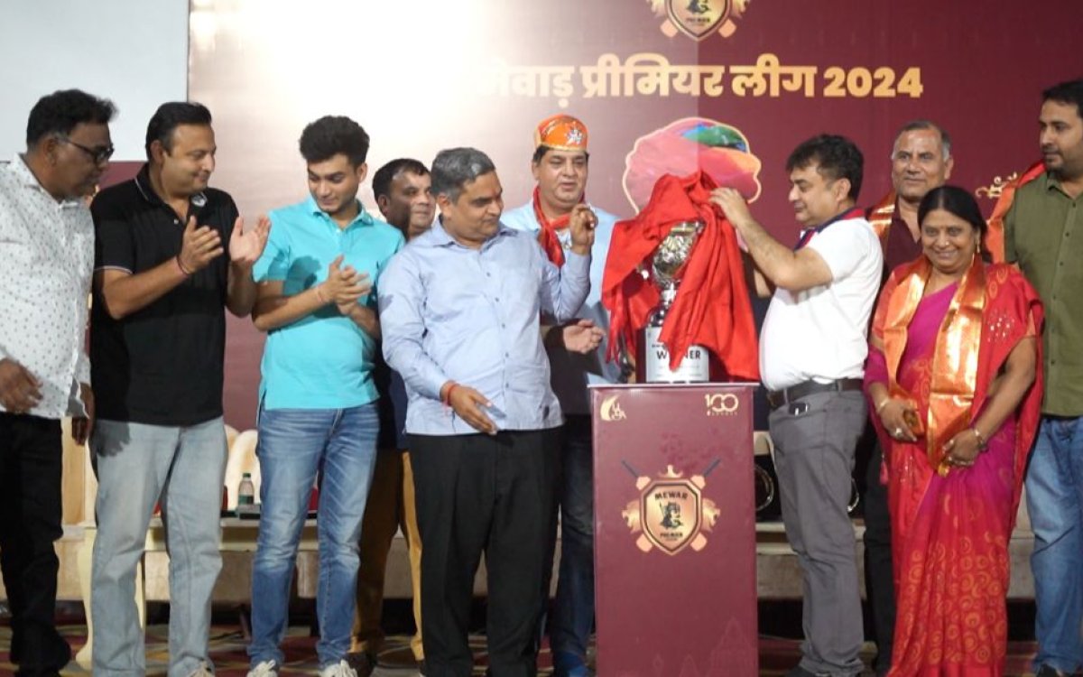 Mewar Premier League trophy unveiled in Udaipur