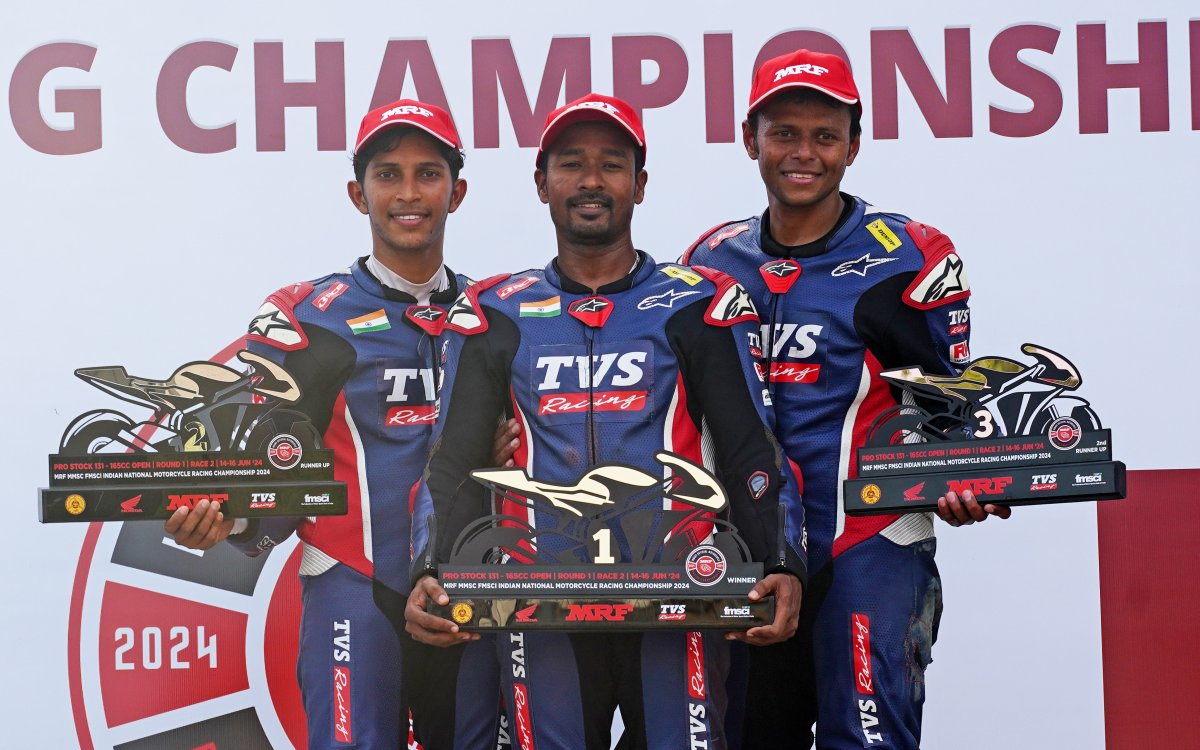 National Motorcycle Racing: Double Delight For Sarthak, Basim, Rakshitha And Kaushik