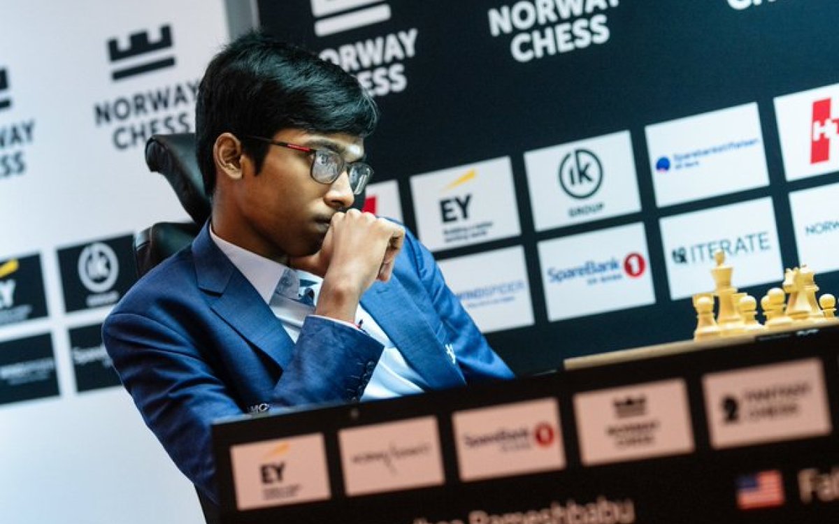 Norway Chess: Praggnanandhaa Seals 2nd Classical Win; Vaishali Continues To Lead (Ld)