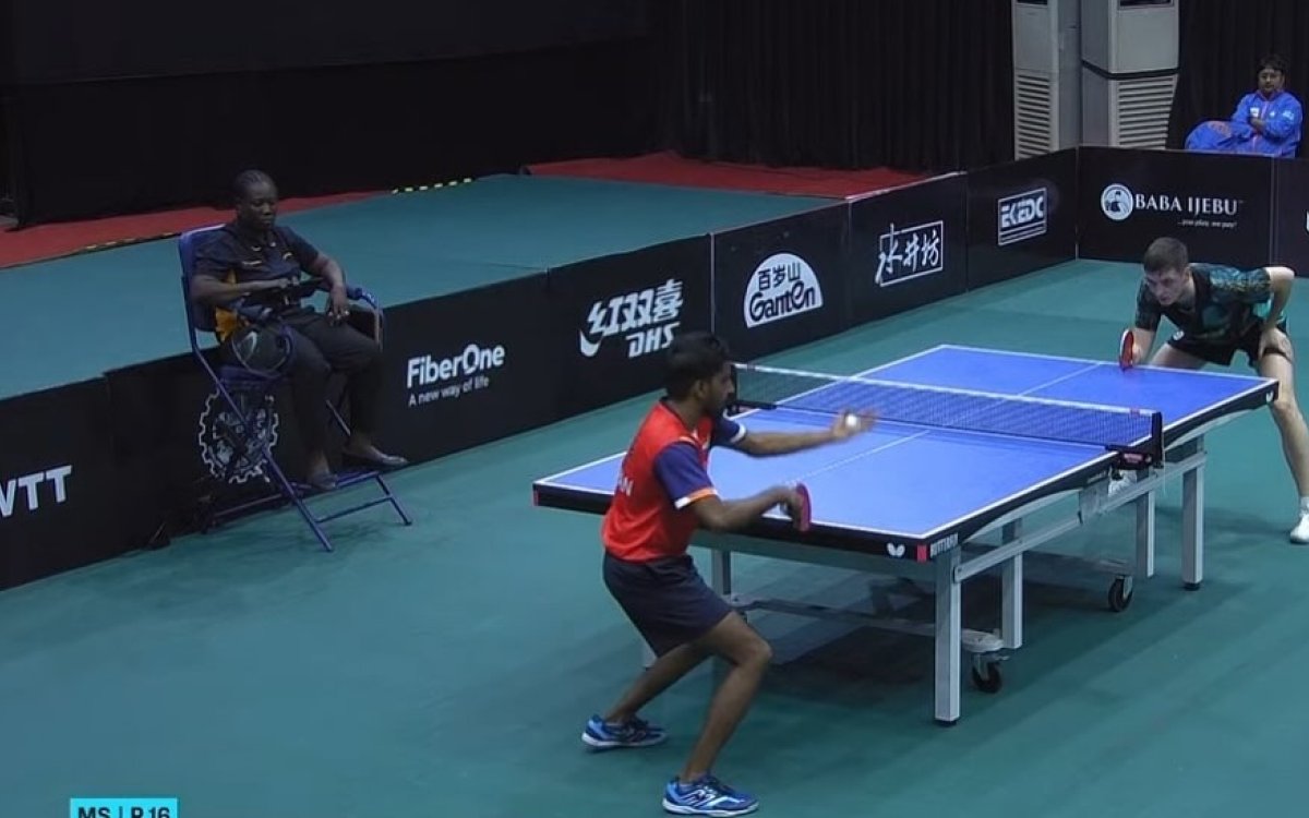 Paddler Sathiyan Alleges Unfair Umpiring At WTT Contender Lagos, Says Robbed Of A Win