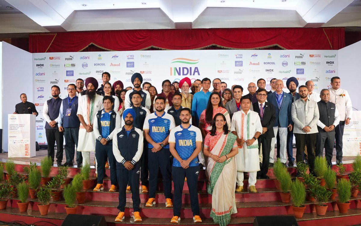 Paris bound Indian athletes buoyant at IOA ceremonial send-off