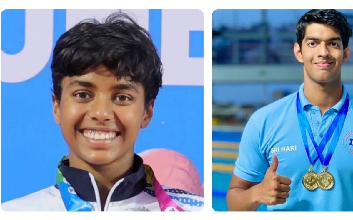 Paris Olympics: 14-year-old Dhinidhi and Srihari get 'Universality Quota' to represent India in swim