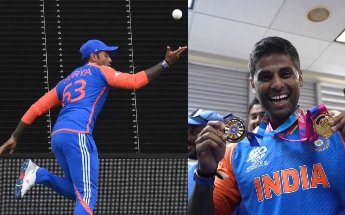 Suryakumar Bags  Fielder Of The Match  Medal For Game-changing Catch In The Final