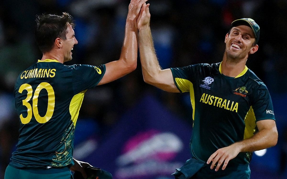 T20 World Cup:  Aussie Skipper Marsh Lauds  exciting Bowling Performance  In Win Super 8 Win Over Bangladesh