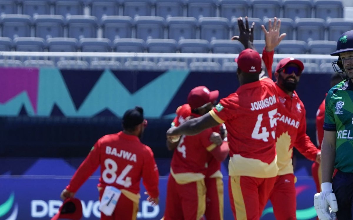 T20 World Cup: Canada Prevail Over Ireland By 12 Runs In Last-over Thriller