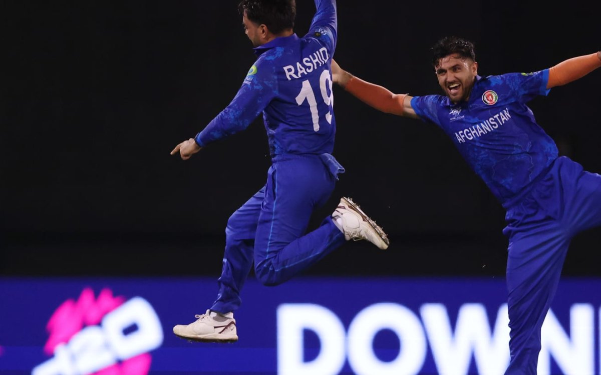 T20 World Cup: Farooqi, Rashid Hand Afghanistan Comprehensive 84 Runs Victory Over NZ