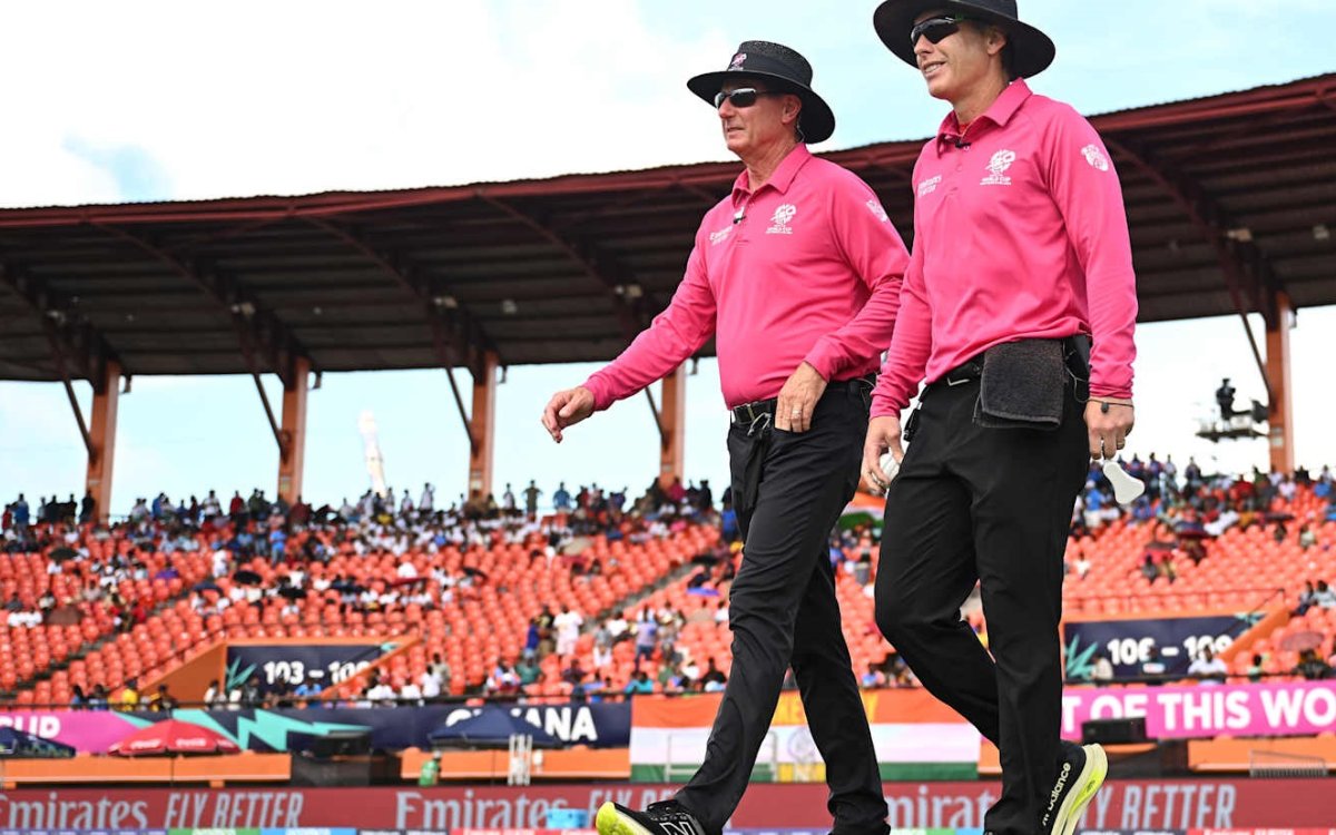 T20 World Cup: Gaffaney, Illingworth Named On-field Umpires For India V South Africa Final