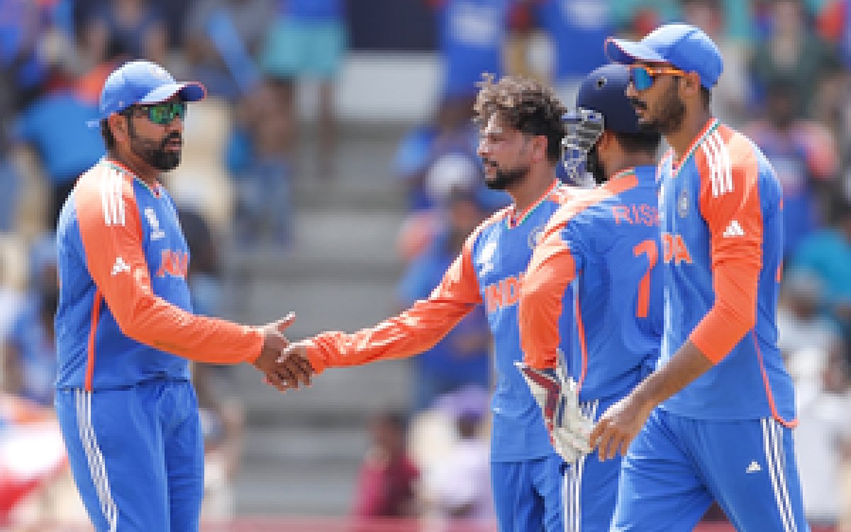 T20 World Cup: Rohit, Arshdeep, Kuldeep Power India Into Semis With 24-run Win Over Australia (ld)