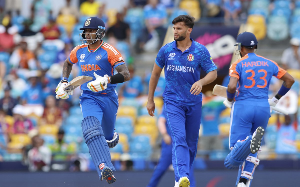 T20 World Cup: Rohit Credits Suryakumar-Hardik  critical Partnership  For Win Over Afghanistan