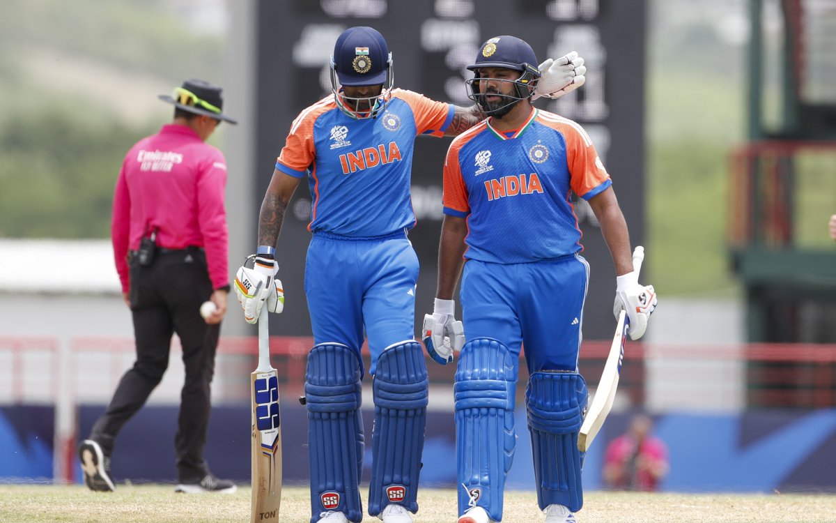 T20 World Cup: Rohit Sharma’s stupendous 92 carries India to 205/5 against Australia