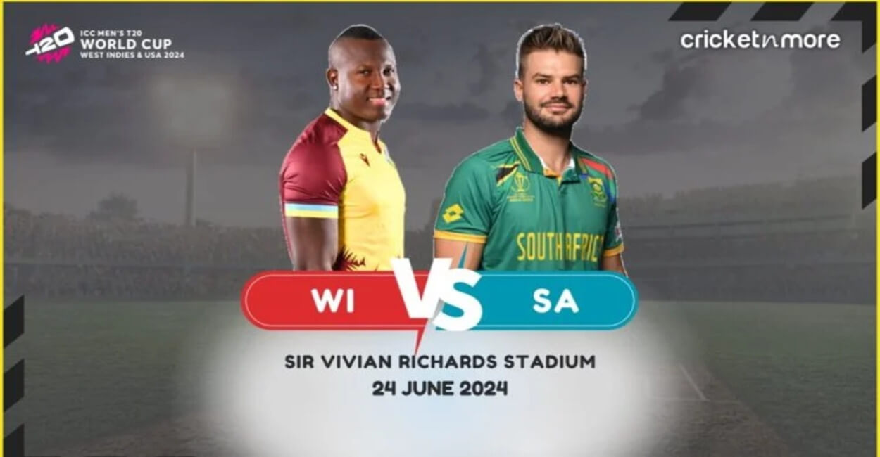 WI vs SA: Dream11 Prediction Match 50, ICC T20 World Cup 2024