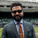 Cricket: World Cup-winning India captain Rohit Sharma visits Wimbledon on semis day