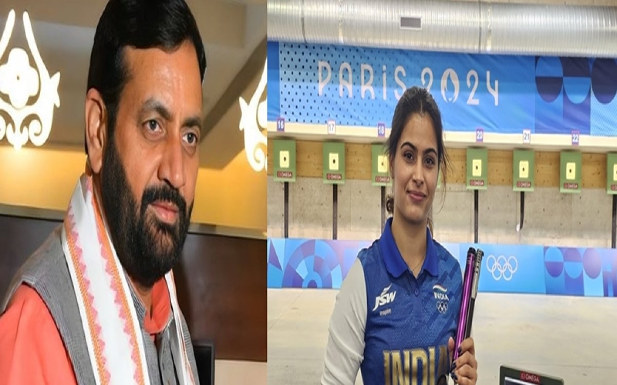 Haryana CM greets shooter Manu Bhaker for historic bronze