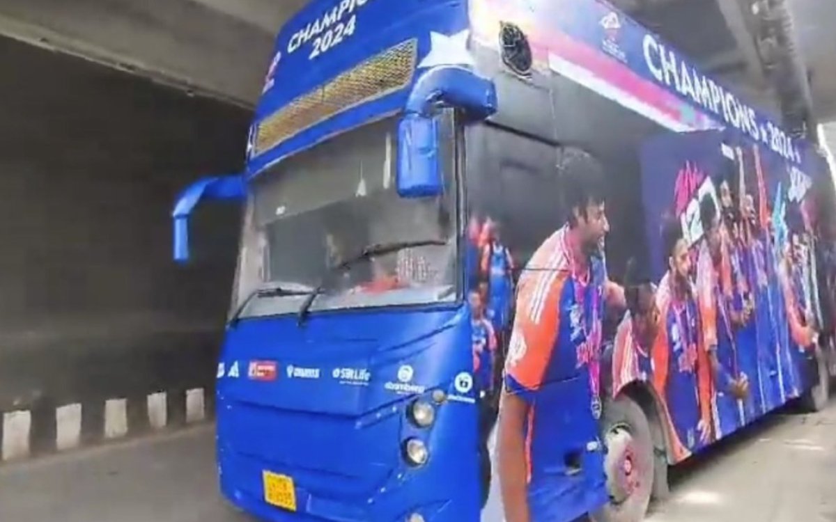 India s Victory Parade Bus Awaits Champions In Mumbai Ahead Of Mega Celebrations