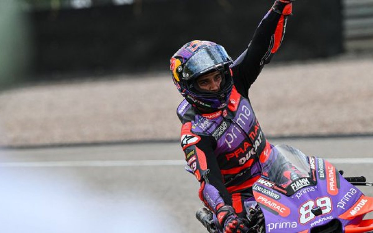 MotoGP 2024: Martin celebrates pole as Trackhouse Racing creates history in Germany