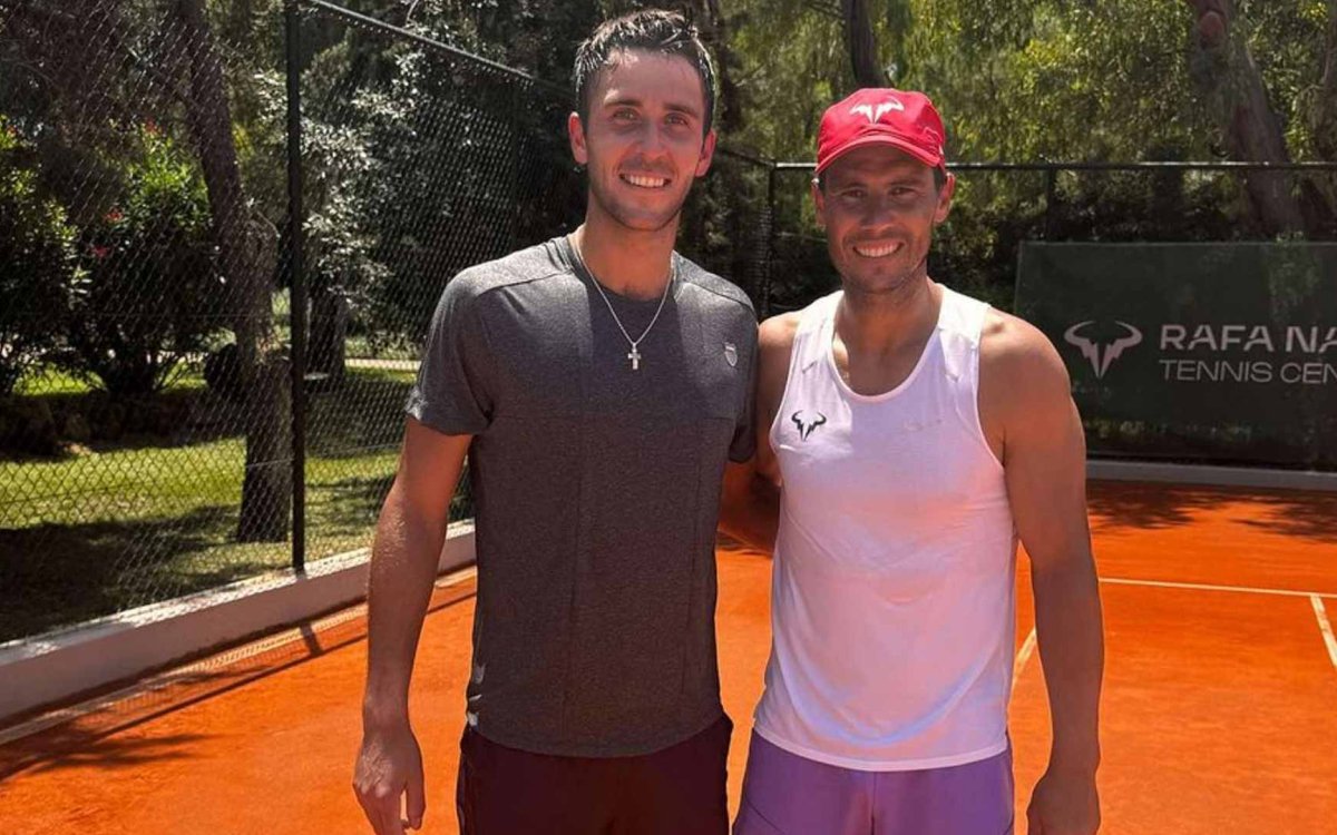 Nadal practises with Etcheverry in Bastad ahead of ATP Tour return