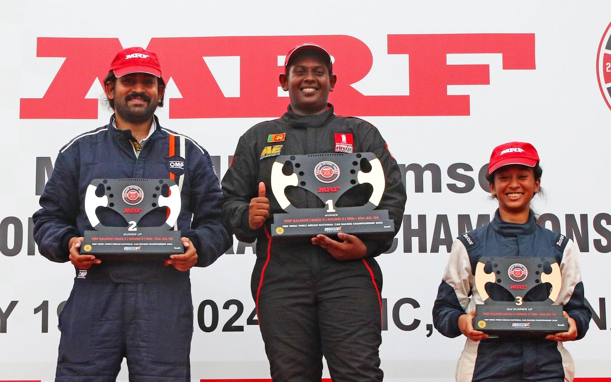 National Car Racing: Triple Delight For Biren Pithawalla, Viswas Vijayaraj