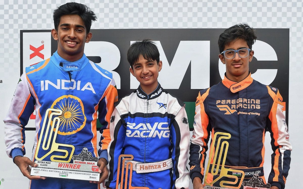 National Karting: Ruhaan Alva, Nikhilesh Raju, Hamza seal wins