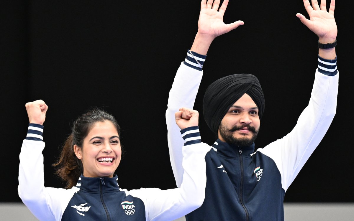 Paris Olympics: India applaud Manu, Sarabjot for history making bronze medal