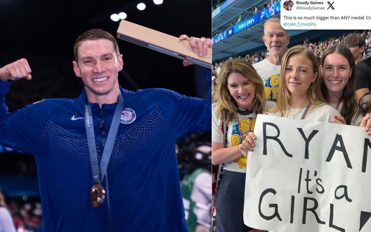 Paris Olympics: US swimmer Ryan Murphy gets 'gender reveal surprise' from wife after winning bronze