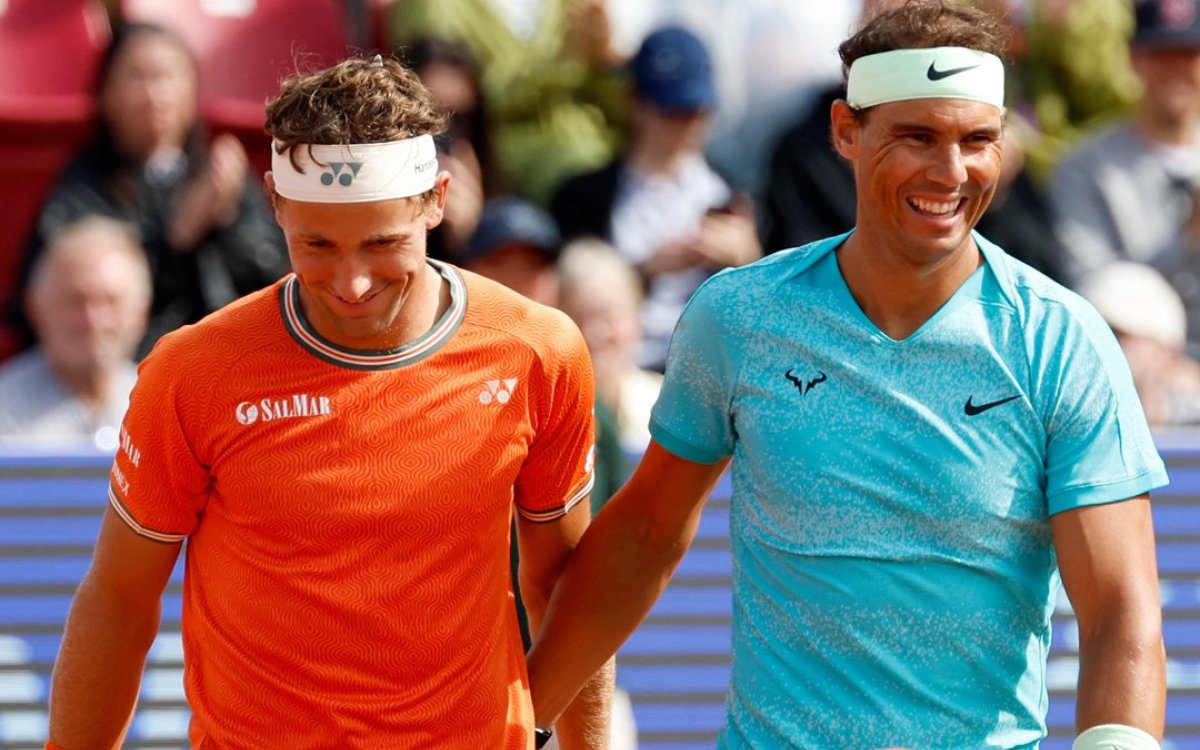 Tennis: Rafael Nadal races to doubles win alongside Ruud in Bastad return