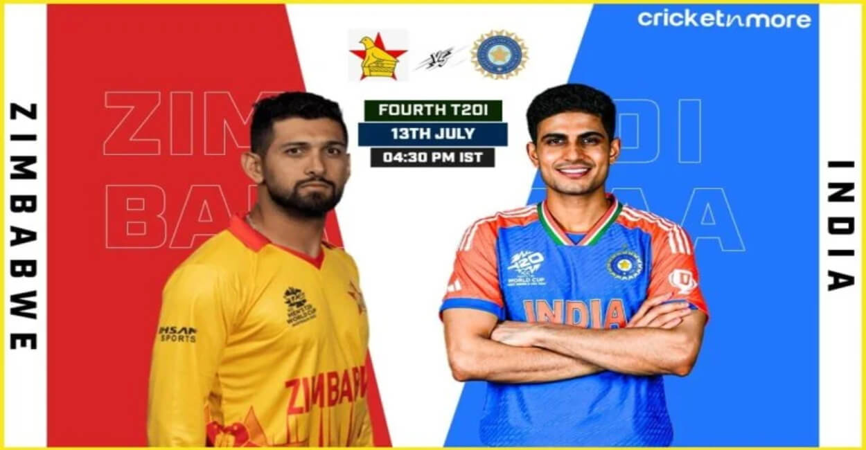 IND vs ZIM: Dream11 Prediction 4th T20I, India vs Zimbabwe T20 Series 2024