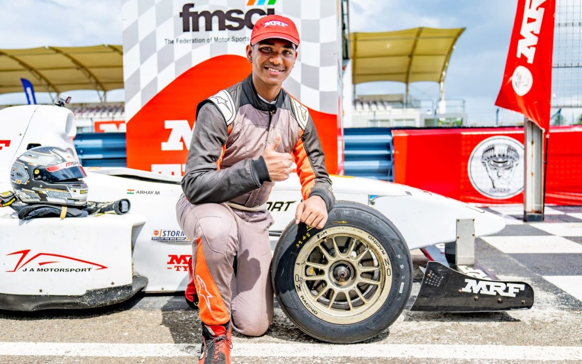 Abhay Mohan Clinches Maiden Formula 1600 National Championship