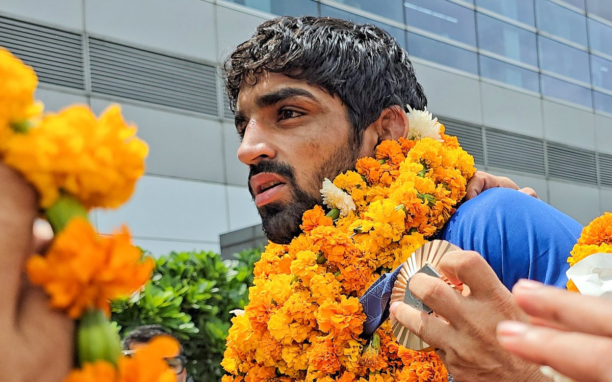 Aman Sehrawat Vows To Bag A  gold Medal  In LA 2028 Olympics