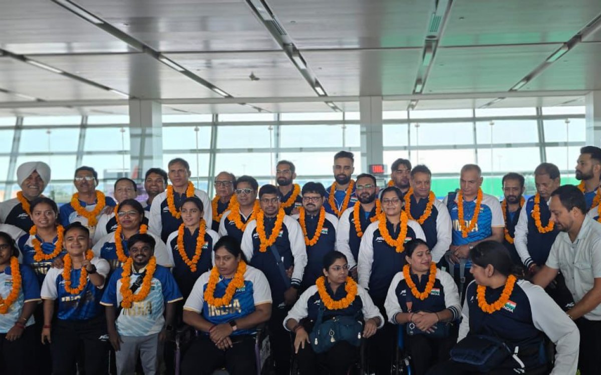 Biggest Indian contingent departs for Paris Paralympics 2024