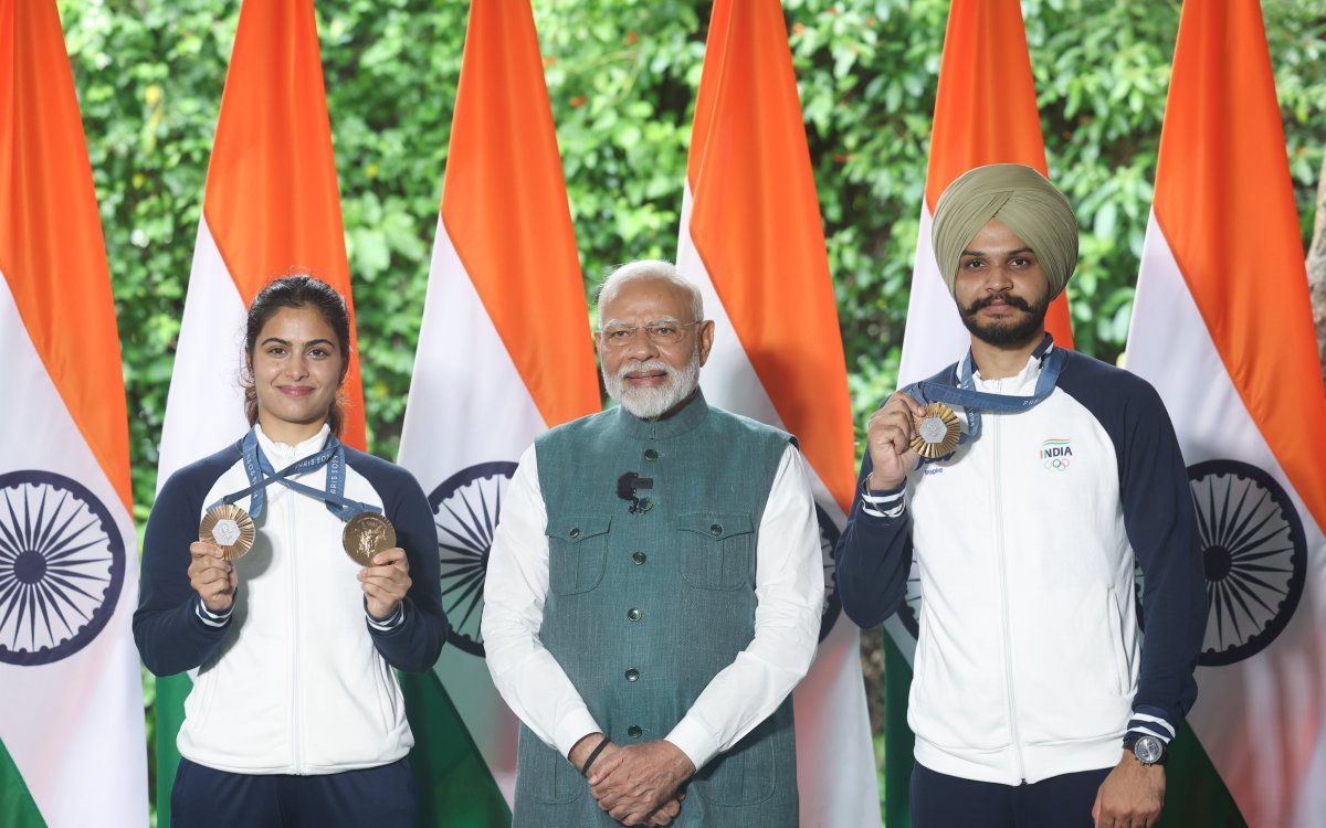 Conversation With PM Modi Motivates Me To Aim Bigger In 2028 Olympics, Says Sarabjot