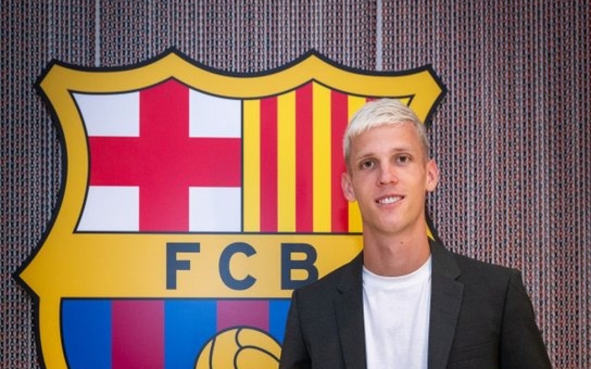 FC Barcelona Announce Signing Of Euro Top Scorer Dani Olmo