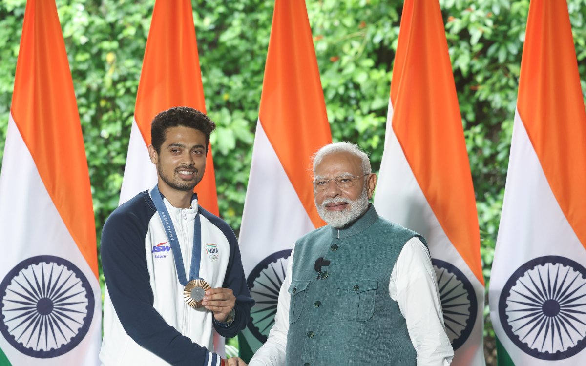 Felt positive energy and motivated after talking to PM Modi, says Paris Olympics medallist Swapnil K