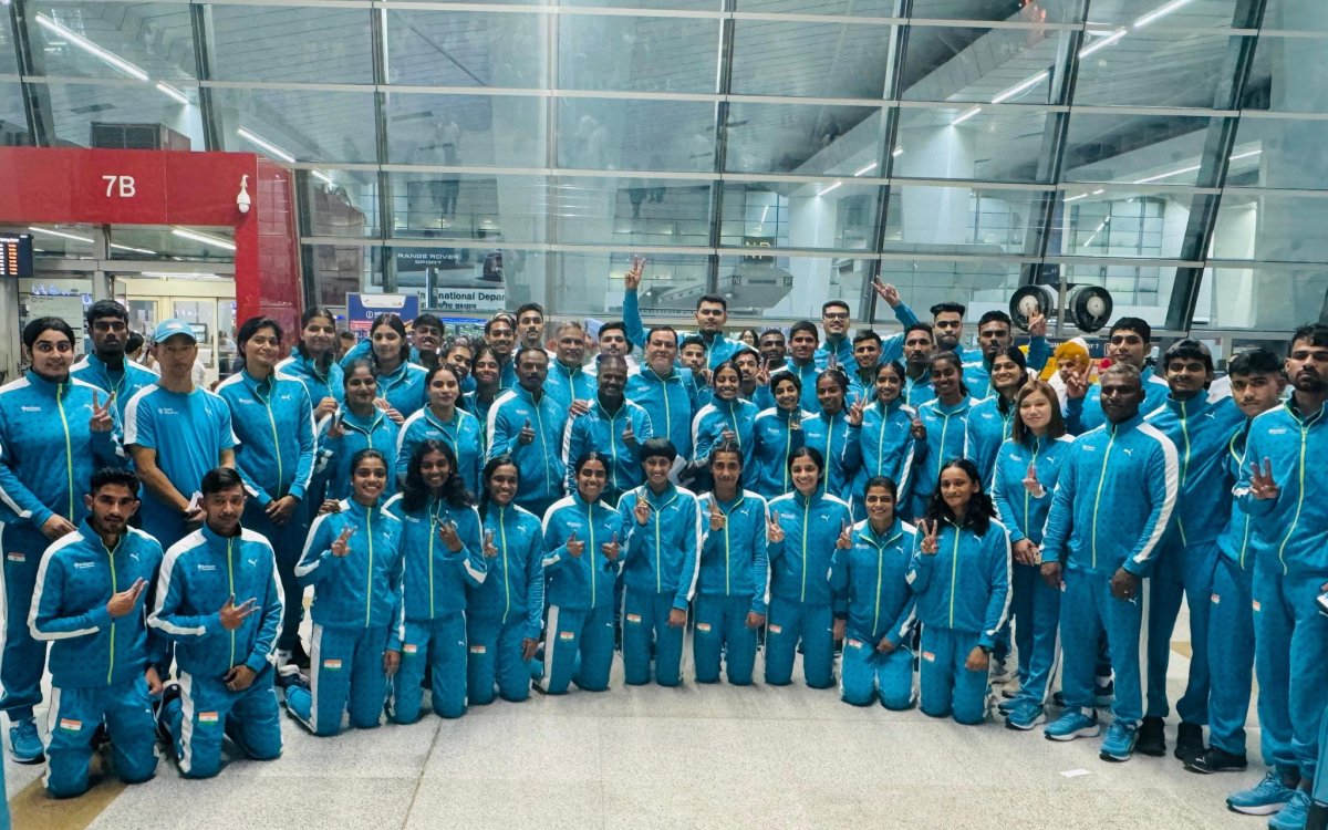 Indian contingent leaves for 2024 World U20 Athletics Championships in Peru