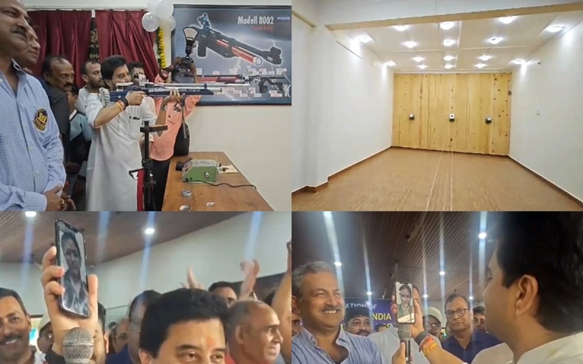 Jyotiraditya Scindia Inaugurates Shooting Range In Gwalior, Names It After Olympic Medalist Manu Bhaker