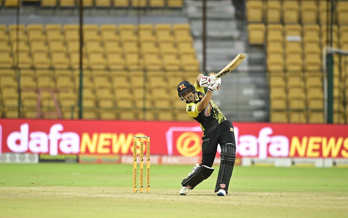 Maharaja Trophy T20: Manohar’s heroics power Shivamogga Lions to victory over Gulbarga Mystics