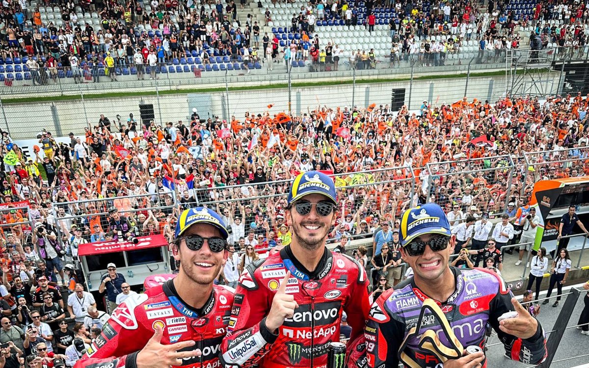 MotoGP: Pecco Bagnaia Wins Austrian GP, Reclaims Sole Lead In Championship