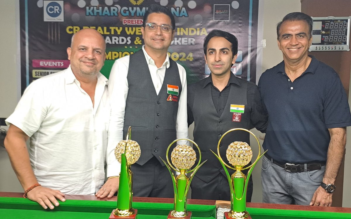 Pankaj Advani Clinches Grand Double In Khar Gym Western India Snooker