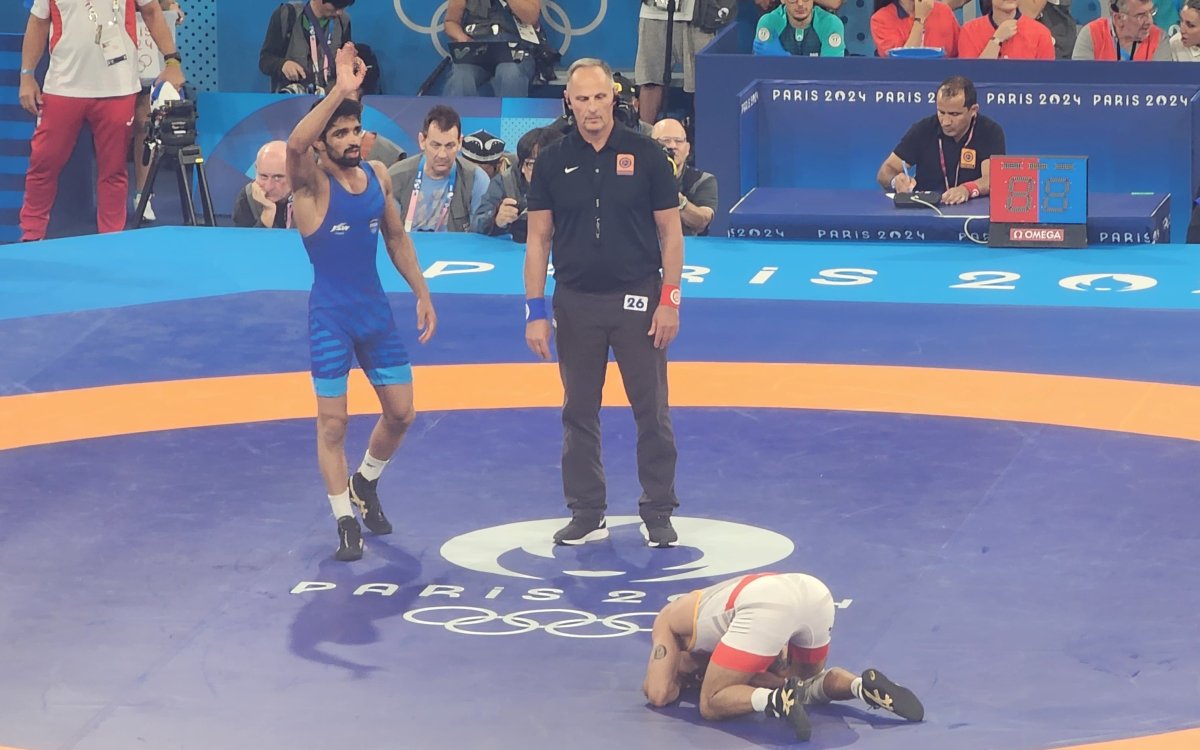 Paris Olympics: Aman Sehrawat Wins Bronze Medal In Men’s 57 Kg Freestyle Wrestling