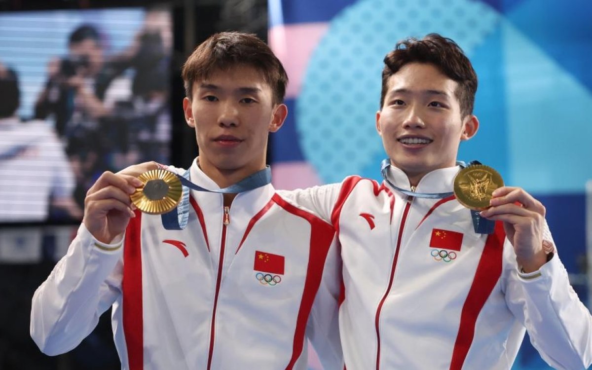 Paris Olympics: China's Wang/Long wins men's synchro 3m springboard gold