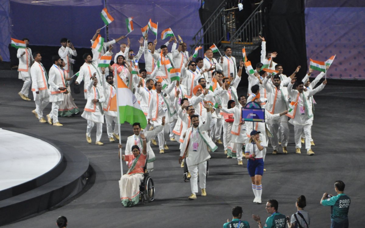 Paris Paralympics: Indian Contingent Shines At Opening Ceremony