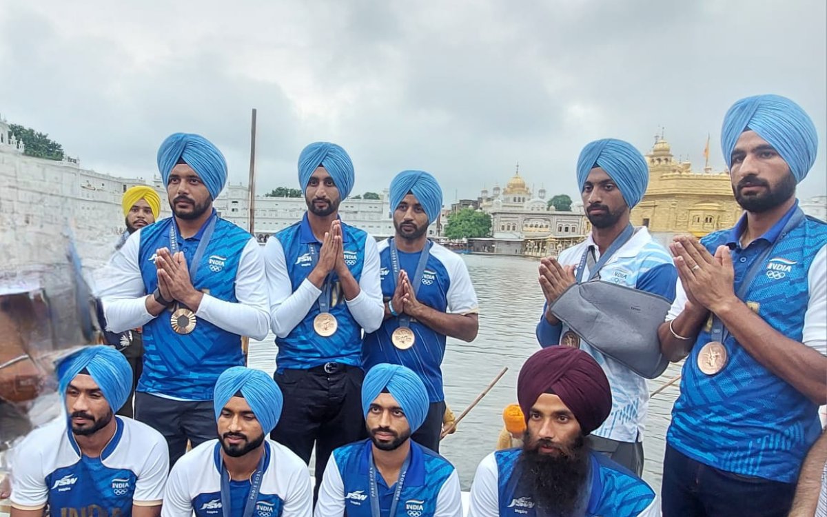 Punjab's hockey players return to Amritsar after winning Olympic bronze