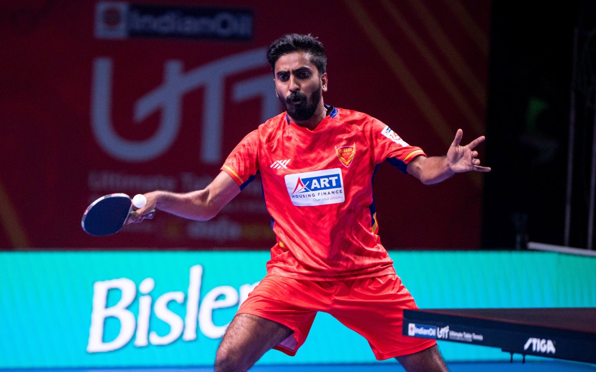 UTT 2024: Sathiyan Helps Dabang Delhi Prolong Winning Run Against Puneri Paltan