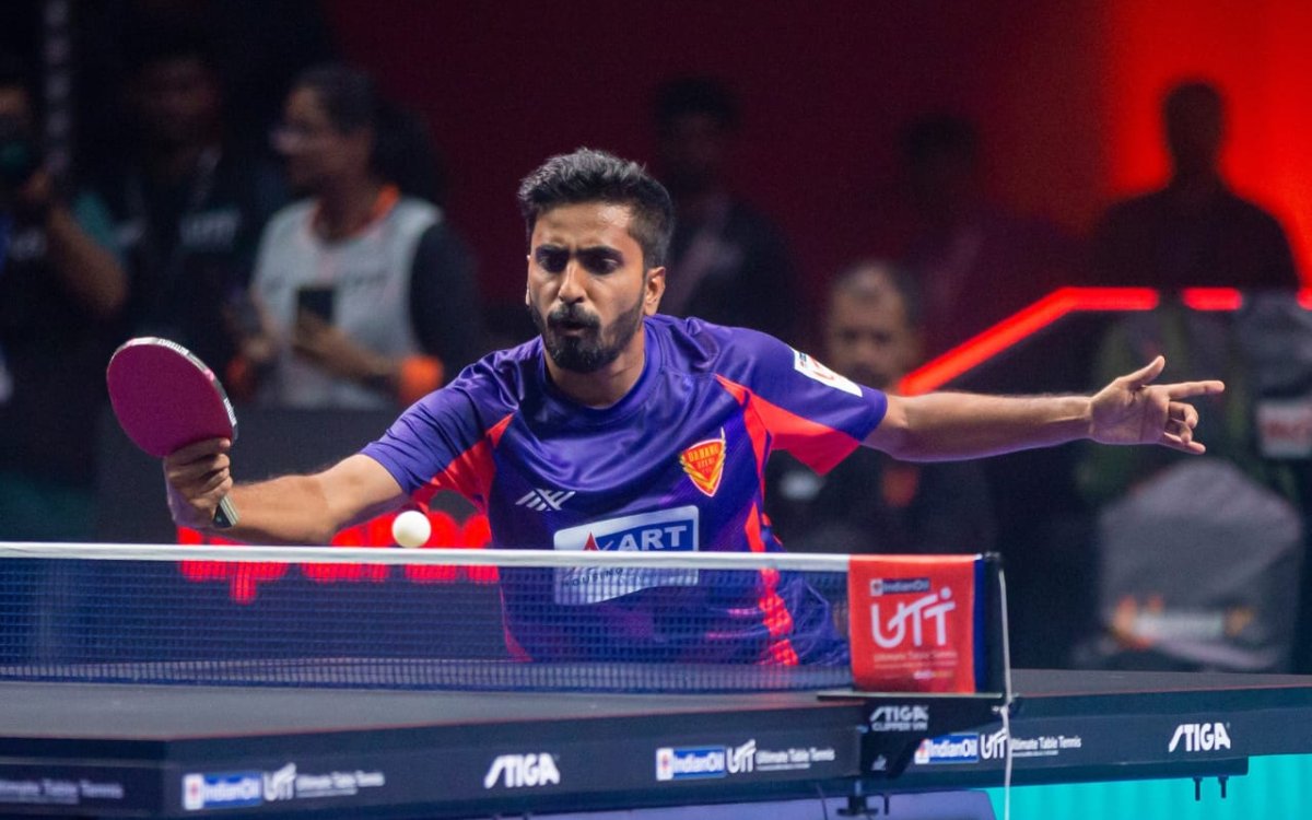 UTT 2024: Sathiyan stuns World No.20 Aruna but U Mumba overcome Dabang Delhi 9-6