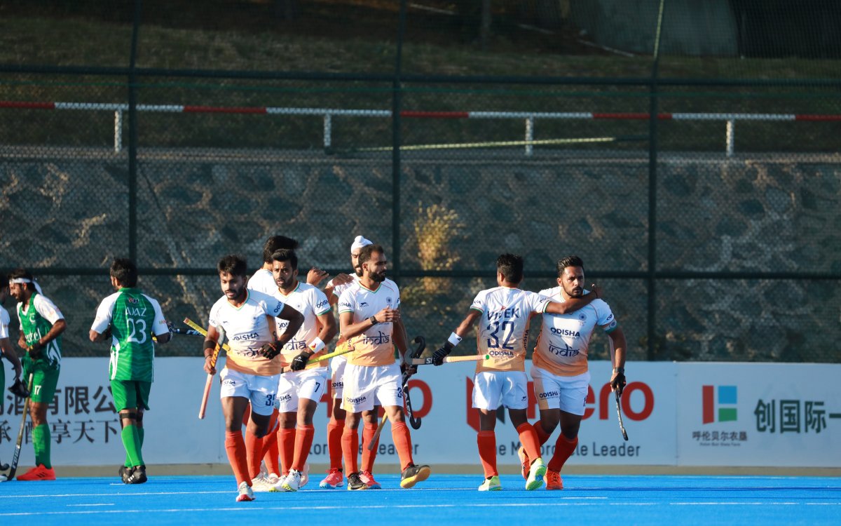 Asian Hockey Champions Trophy: India edge past Pakistan 2-1 to end league stage unbeaten (Ld)