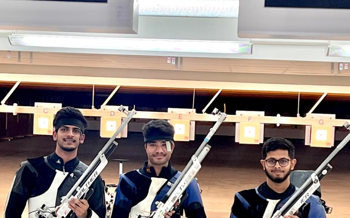 Dhanush sinks world records as India make clean sweep in men's Air Rifle at Deaf World C'ship