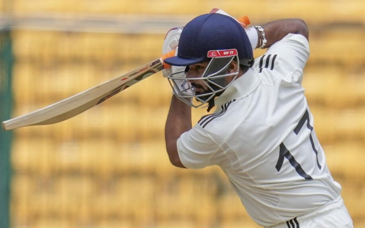 Duleep Trophy: Rishabh Pant’s Counterattacking 61 Helps India B Take Lead To 240 Runs