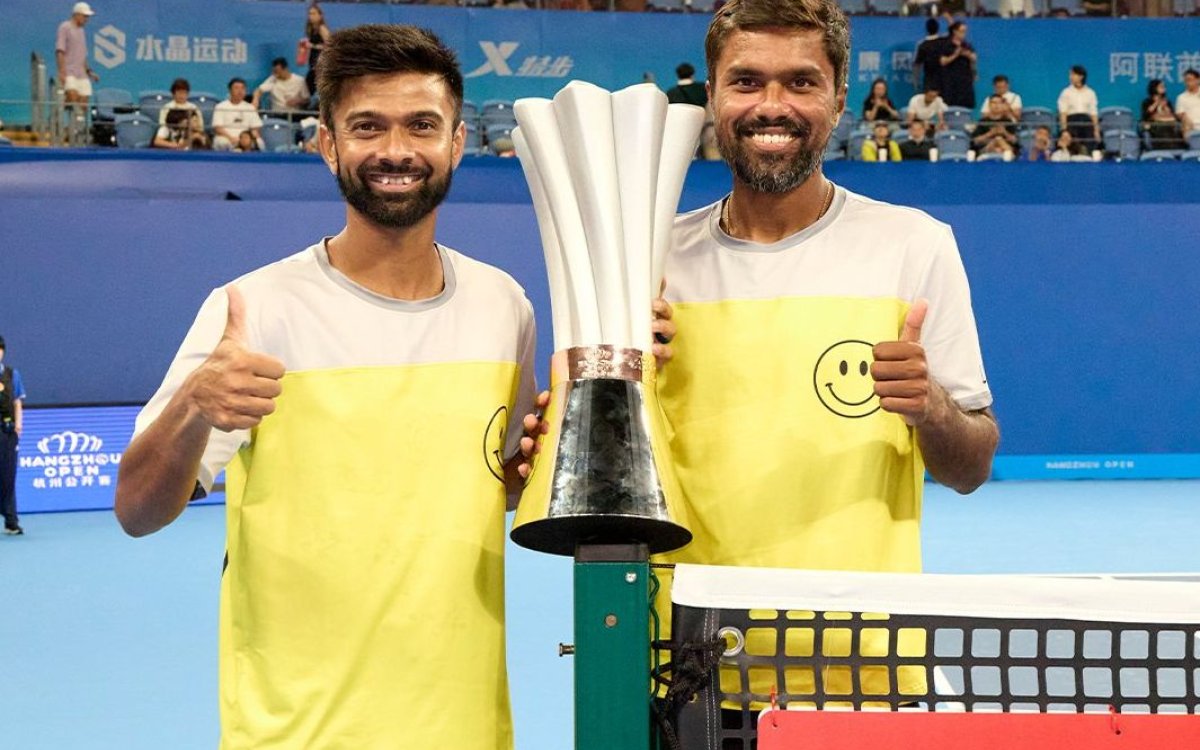 Hangzhou Open: Jeevan Nedunchezhiyan, Vijay Sundar Clinch Maiden ATP Doubles Title