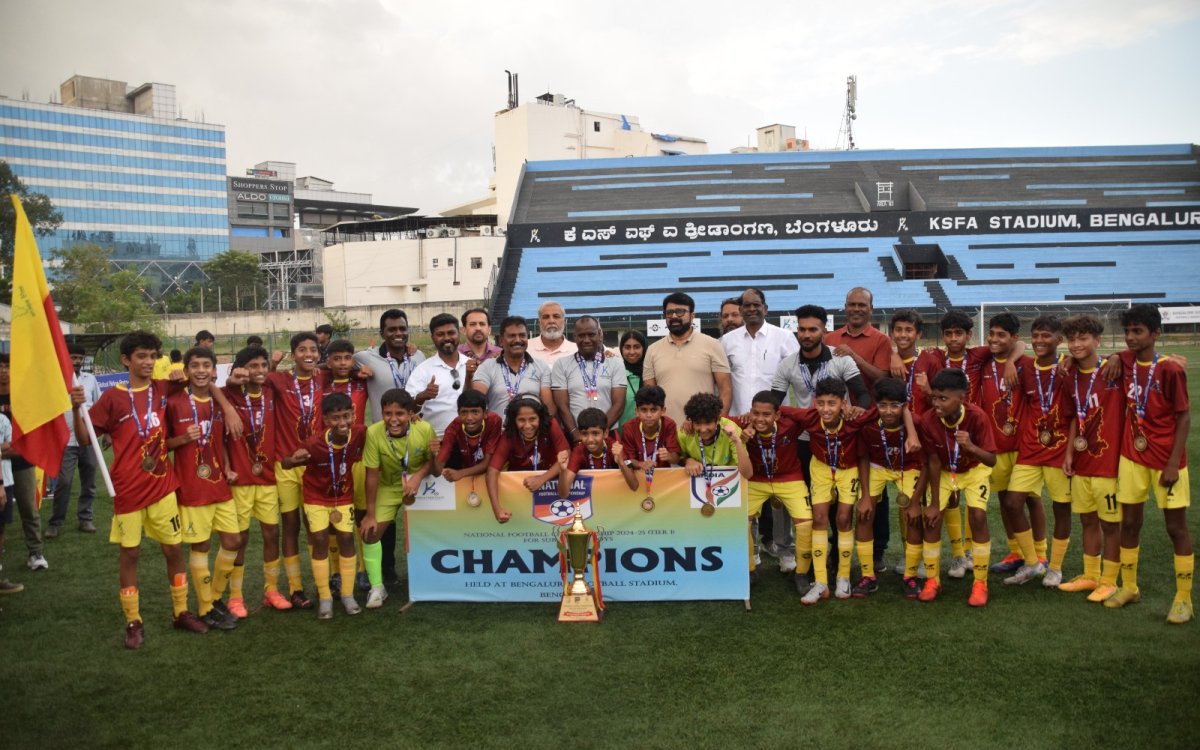 Hat-trick hero CH Sakip hands Karnataka Sub-Jr Boys' NFC Tier 1 title