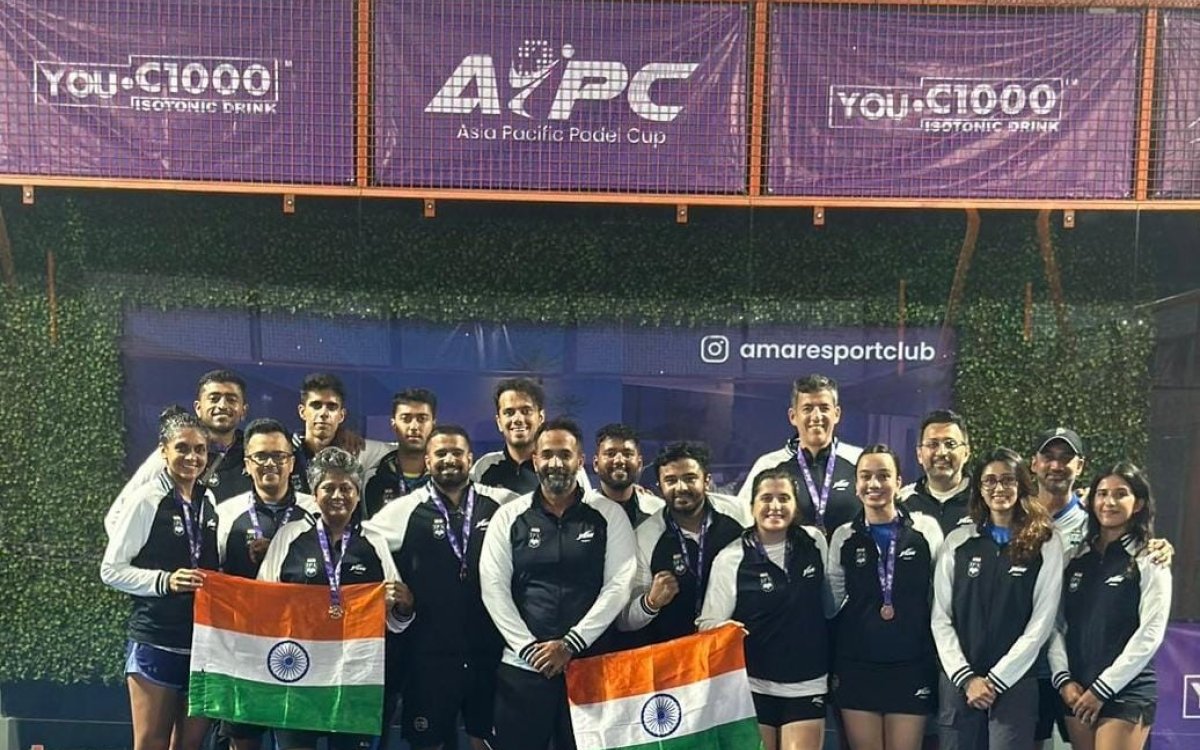 India Claims Maiden Bronze Medal In Asia Pacific Padel Cup